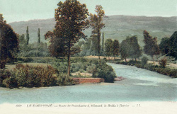 Route de Pontcharra à Allevard, le Bréda à Detrier