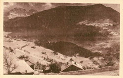  BEAUFORT (Savoie) en Hiver
