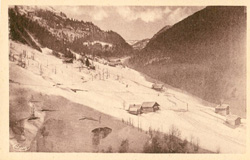 BEAUFORT-sur-DORON (Savoie) en Hiver