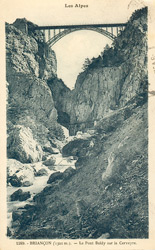 BRIANCON (1321 m) Le Pont Baldy sur la Cerveyre