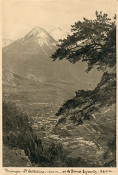 Briançon - Ste Catherine - 1300 m et la Pierre Eyrautz - 2810 m