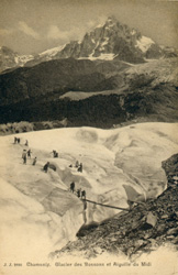 Glacier des Bossons et Aiguille du Midi