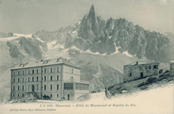 Htel du Montanvert et Aiguille du Dru