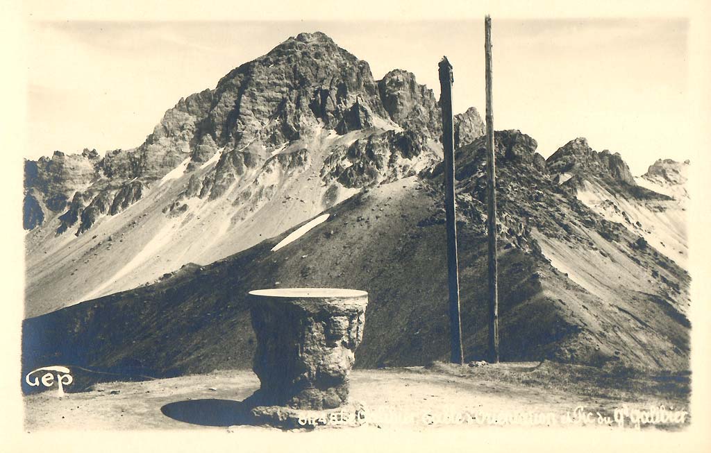 Le Galibier. Table d'Orientation et Pic du Gd Galibier 